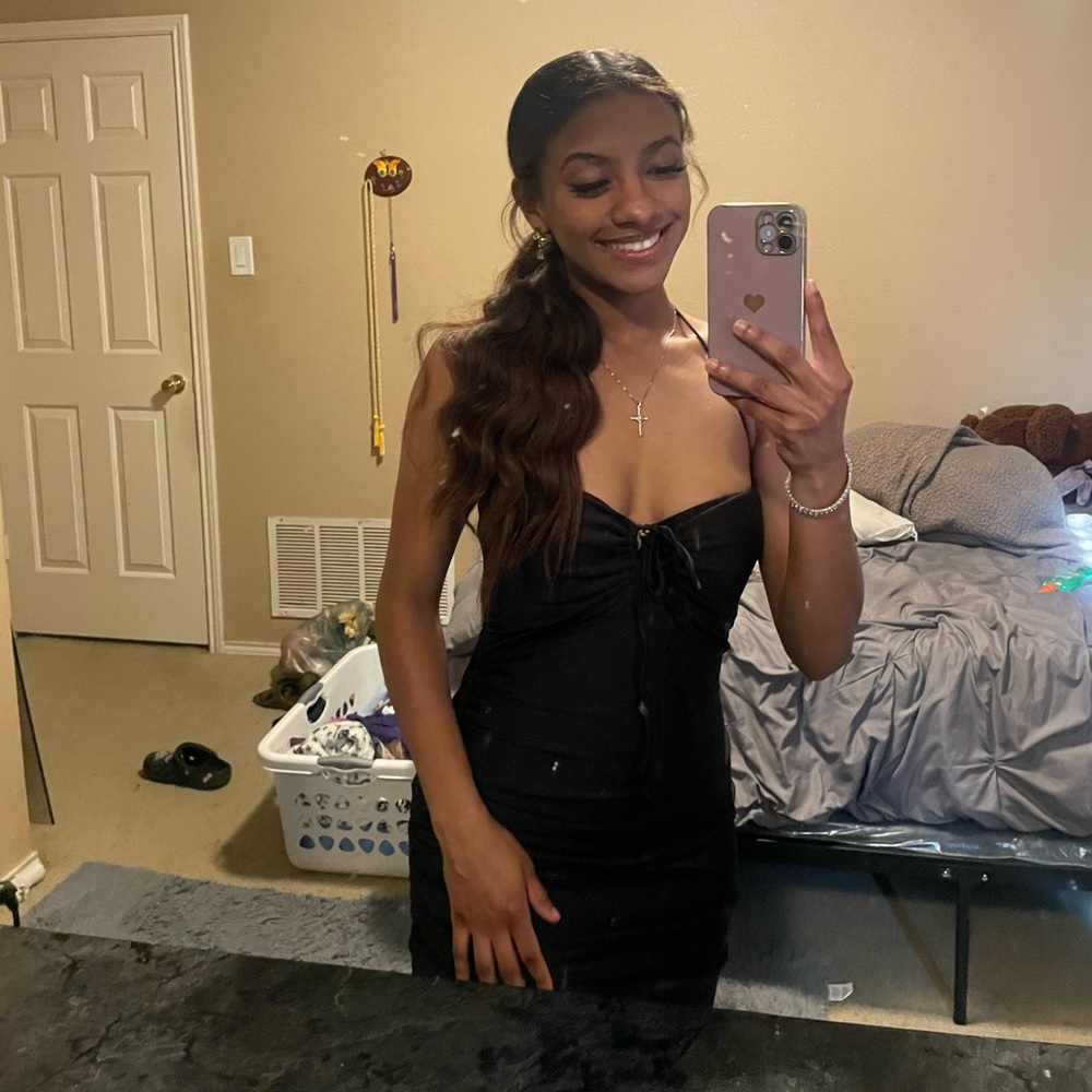 black dress
